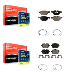 Positive Plus KPW-100319 Disc Brake Pad for 2012-2019 BMW 650i Gran Coupe, BMW 650i xDrive and More - Front and Rear