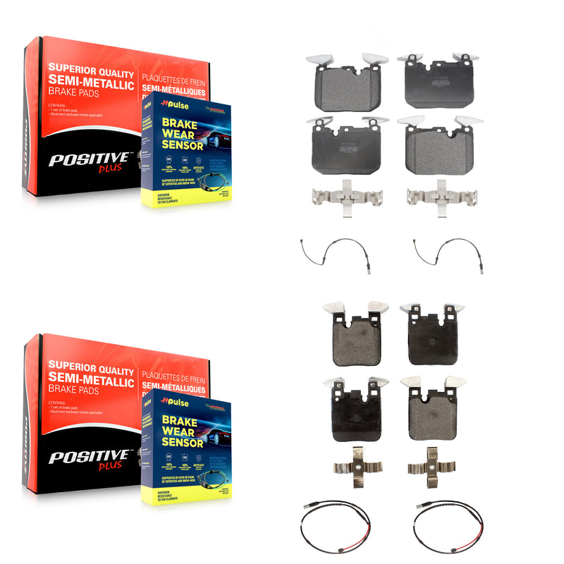 Positive Plus KPW-100324 Disc Brake Pad for 2015-2019 BMW M2, BMW M3 - Front and Rear