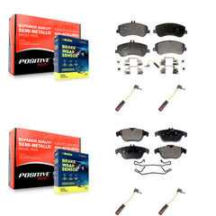Positive Plus KPW-100348 Disc Brake Pad for 2010-2015 Mercedes-Benz GLK250, Mercedes-Benz GLK350 - Front and Rear