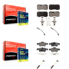 Positive Plus KPW-100351 Disc Brake Pad for 2007-2014 Mercedes-Benz CL600, Mercedes-Benz S550 and More - Front and Rear