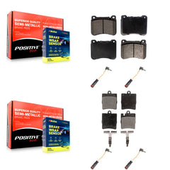 Positive Plus KPW-100359 Disc Brake Pad for 2004-2011 Mercedes-Benz SLK350, Mercedes-Benz C230, Mercedes-Benz C320 - Front and Rear