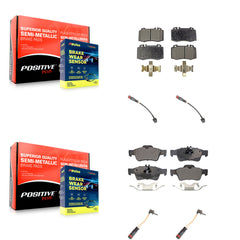 Positive Plus KPW-100362 Disc Brake Pad for 2003-2006 Mercedes-Benz SL500 - Front and Rear