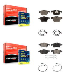 Positive Plus KPW-100376 Disc Brake Pad for 2014-2015 Jaguar XJ - Front and Rear