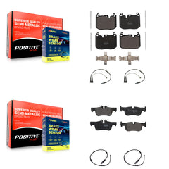 Positive Plus KPW-100384 Disc Brake Pad for 2019-2022 BMW 228i Gran Coupe, BMW 228i xDrive Gran Coupe and More - Front and Rear
