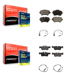 Positive Plus KPW-100385 Disc Brake Pad for 2019 Mini Cooper Clubman - Front and Rear