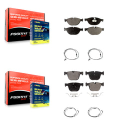 Positive Plus KPW-100388 Disc Brake Pad for 2009 BMW 750i, BMW 750Li - Front and Rear