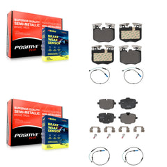 Positive Plus KPW-100394 Disc Brake Pad for 2016-2023 BMW 840i, BMW 840i xDrive and More - Front and Rear