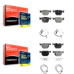 Positive Plus KPW-100396 Disc Brake Pad for 2003-2005 Land Rover Range Rover - Front and Rear
