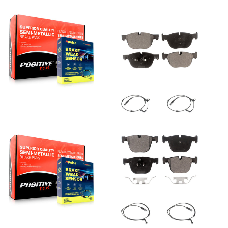 Positive Plus KPW-100400 Disc Brake Pad for 2007-2010 BMW X5, BMW X6 - Front and Rear