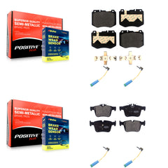 Positive Plus KPW-100403 Disc Brake Pad for 2015-2021 Mercedes-Benz C300, Mercedes-Benz C350e, Mercedes-Benz C400 - Front and Rear