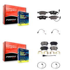 Positive Plus KPW-100413 Disc Brake Pad for 2011 Audi S6 - Front and Rear