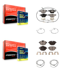 Positive Plus KPW-100417 Disc Brake Pad for 2011-2014 BMW Z4 - Front and Rear