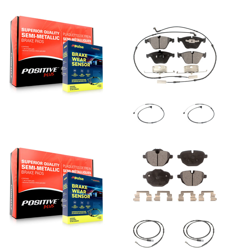 Positive Plus KPW-100417 Disc Brake Pad for 2011-2014 BMW Z4 - Front and Rear