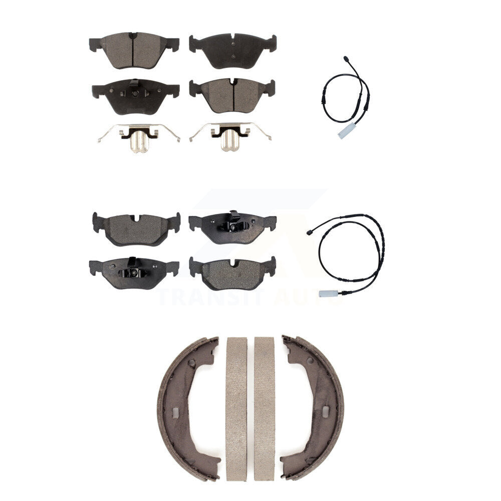 Positive Plus KPW-100437 Disc Brake Pad for 2013 BMW 128i - Front and Rear