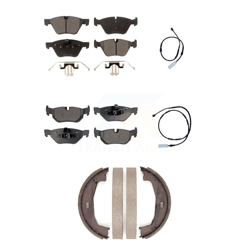 Positive Plus KPW-100437 Disc Brake Pad for 2013 BMW 128i - Front and Rear