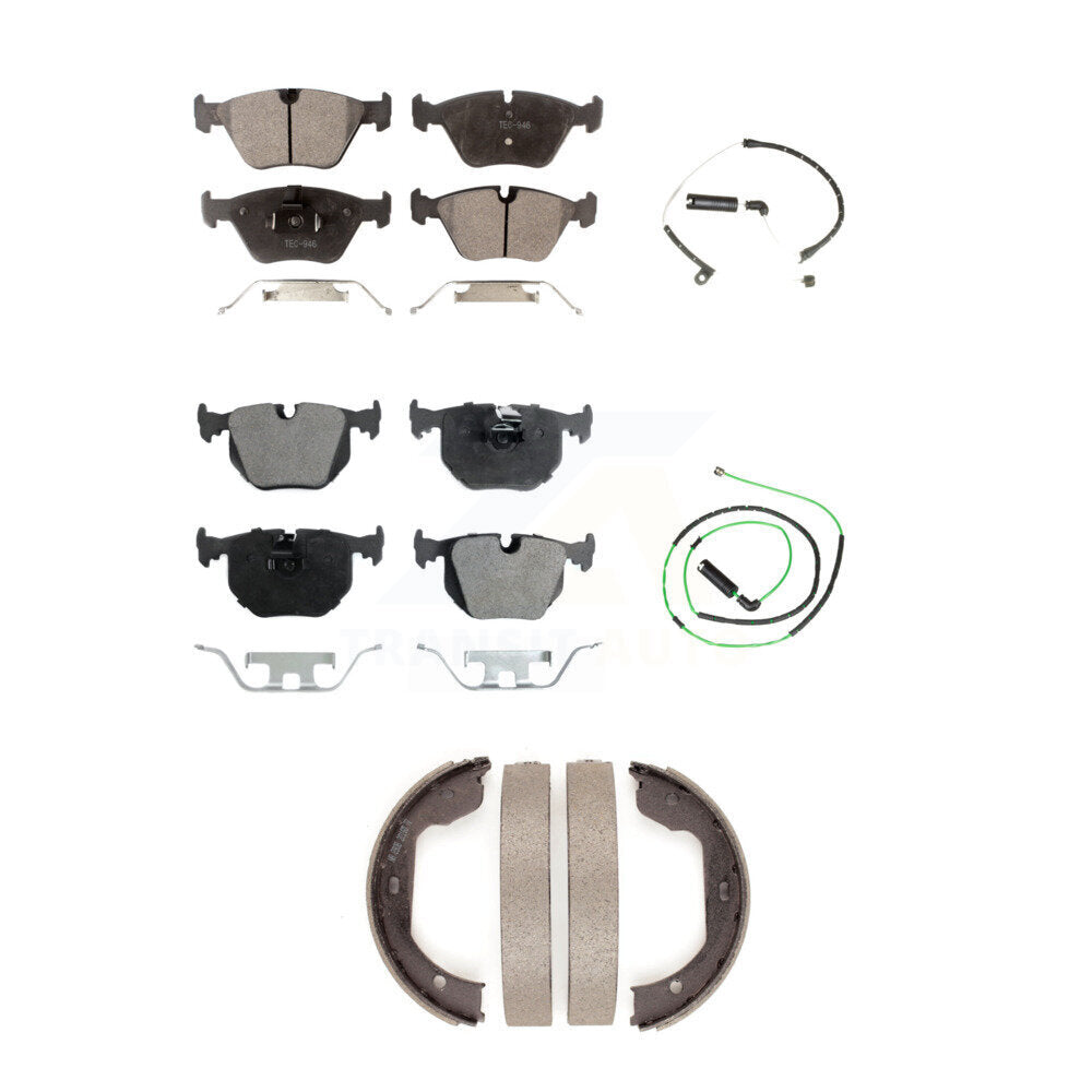 Positive Plus KPW-100443 Disc Brake Pad for 2006-2008 BMW Z4 - Front and Rear