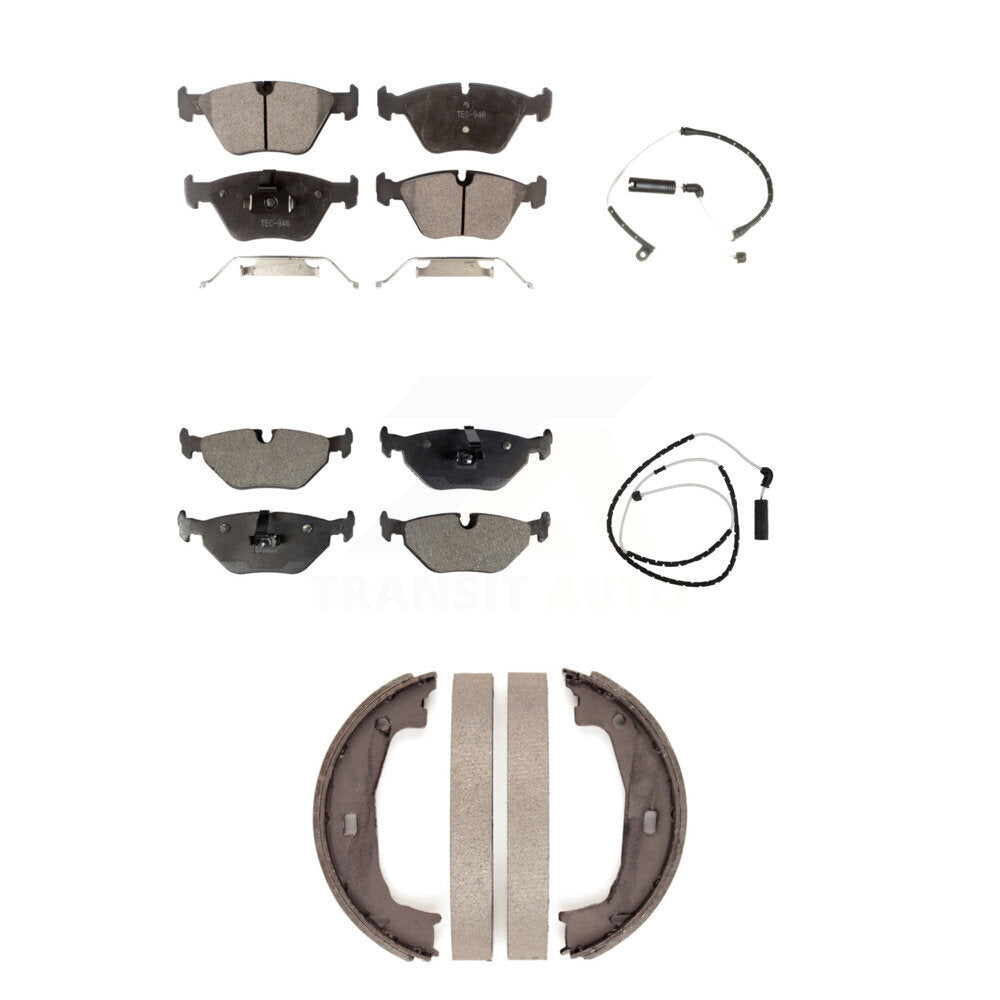 Positive Plus KPW-100444 Disc Brake Pad for 2006-2008 BMW Z4 - Front and Rear