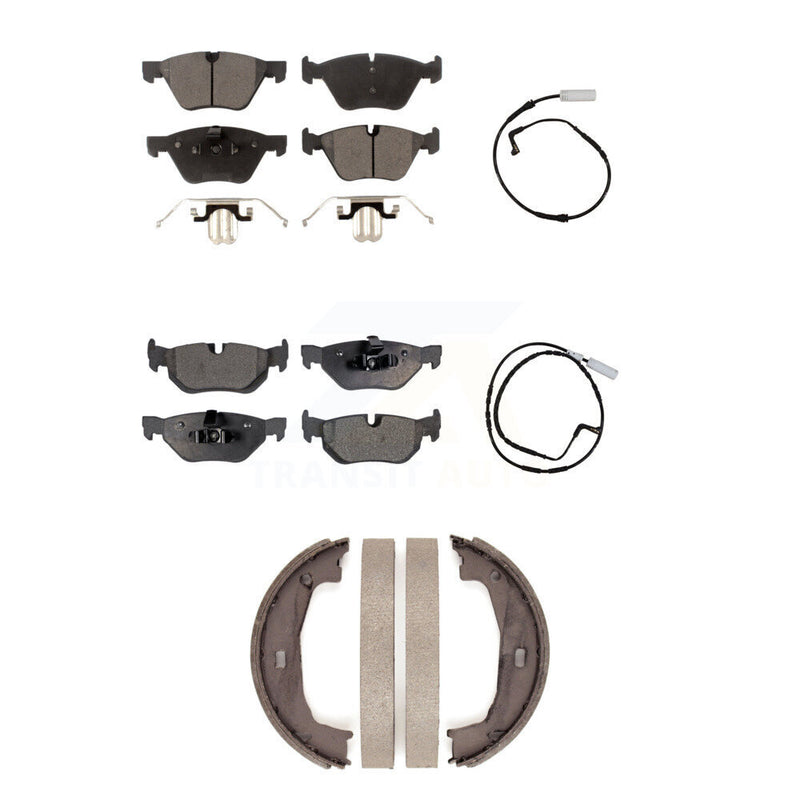Positive Plus KPW-100472 Disc Brake Pad for 2006-2010 BMW 128i, BMW 328i and More - Front and Rear