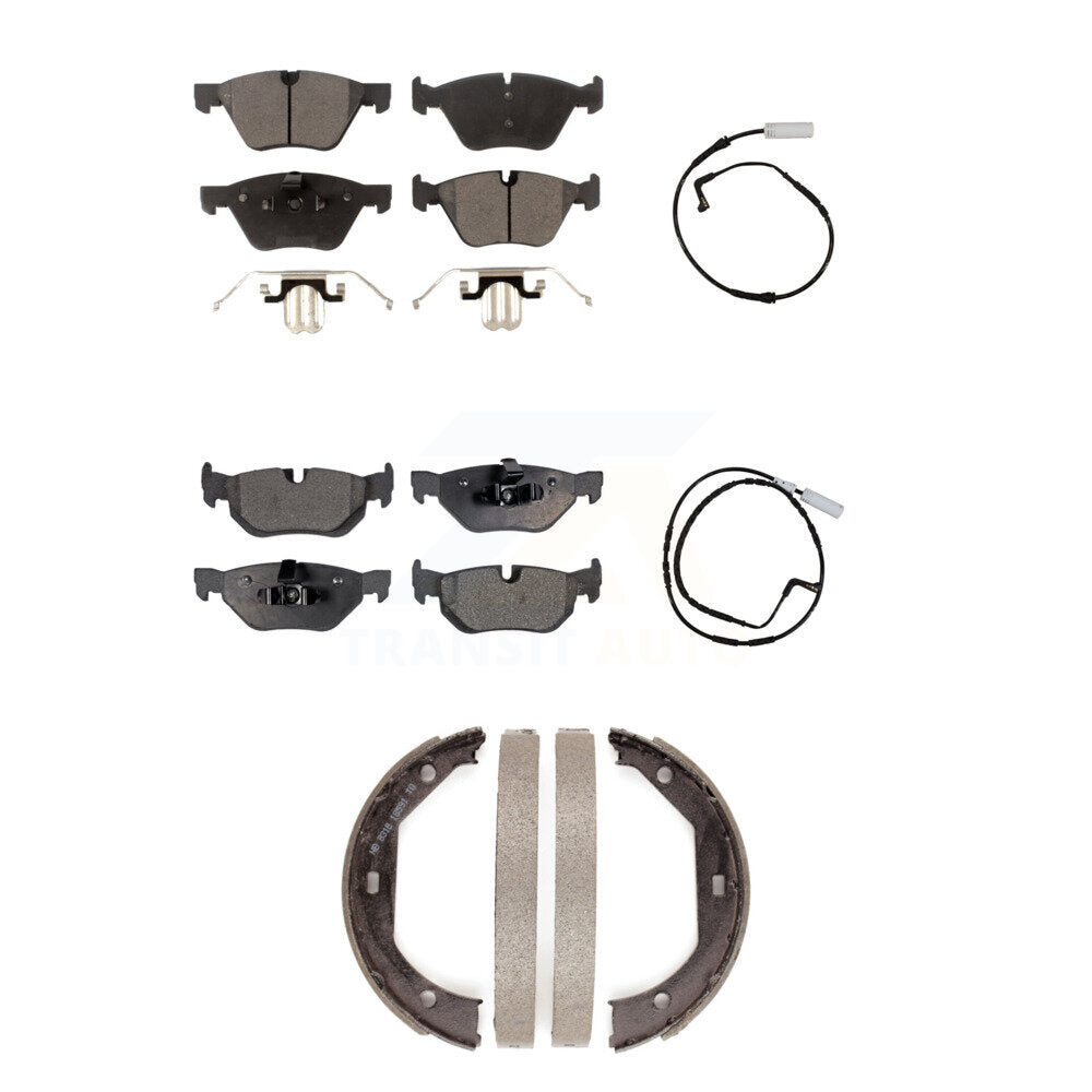 Positive Plus KPW-100473 Disc Brake Pad for 2007 BMW 328i - Front and Rear