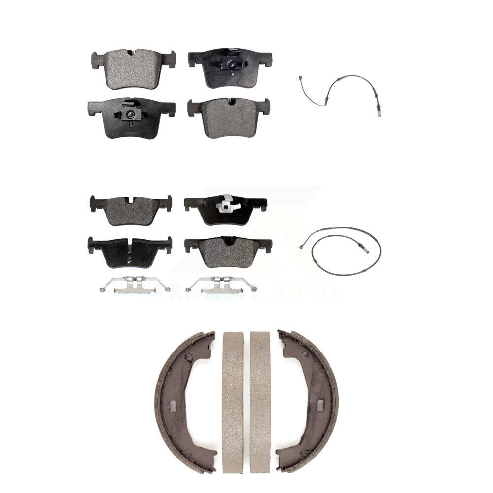 Positive Plus KPW-100482 Disc Brake Pad for 2012-2018 BMW 328d, BMW 320i xDrive, BMW 320i - Front and Rear
