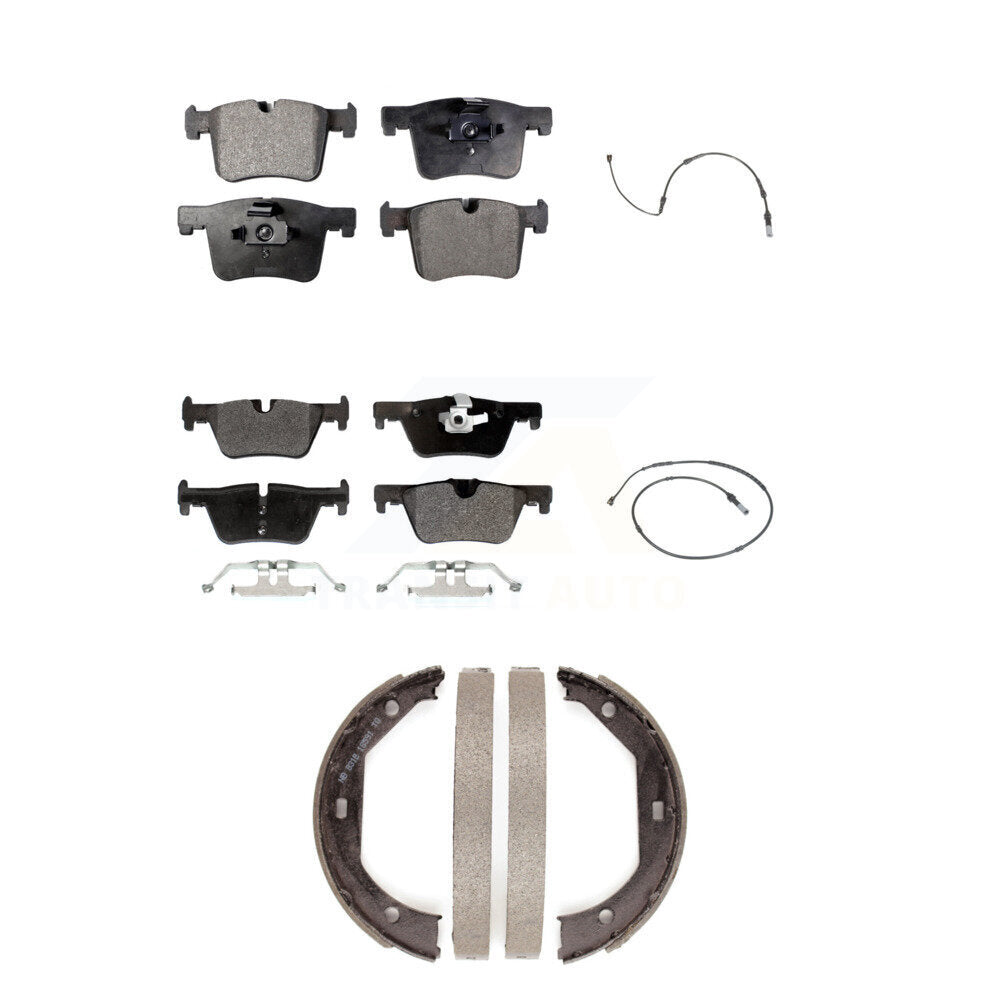 Positive Plus KPW-100484 Disc Brake Pad for 2013-2018 BMW 328d xDrive, BMW 320i xDrive - Front and Rear