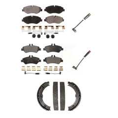 Positive Plus KPW-100488 Disc Brake Pad for 2007-2018 Mercedes-Benz Sprinter 2500, Dodge Sprinter 2500, Freightliner Sprinter 2500 - Front and Rear
