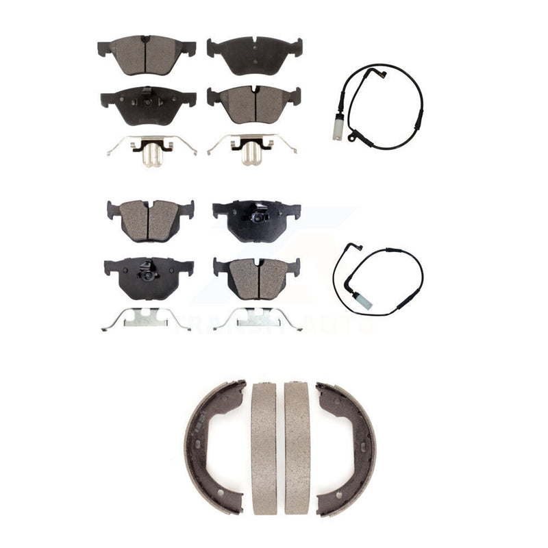 Positive Plus KPW-100492 Disc Brake Pad for 2006-2007 BMW 525i - Front and Rear