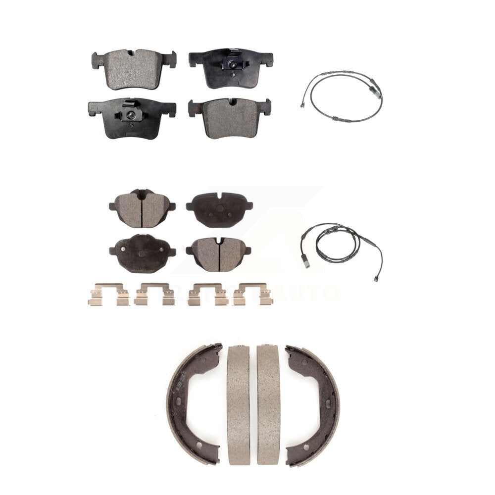 Positive Plus KPW-100494 Disc Brake Pad for 2011 BMW X3 - Front and Rear