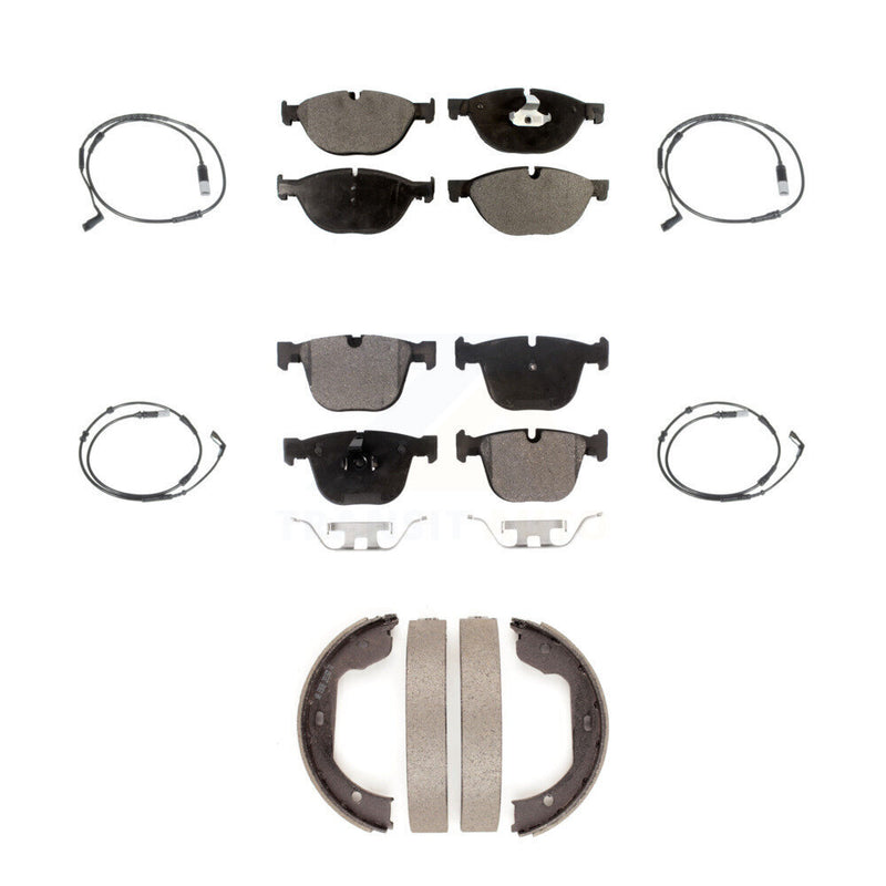 Positive Plus KPW-100501 Disc Brake Pad for 2009 BMW 750i, BMW 750Li - Front and Rear