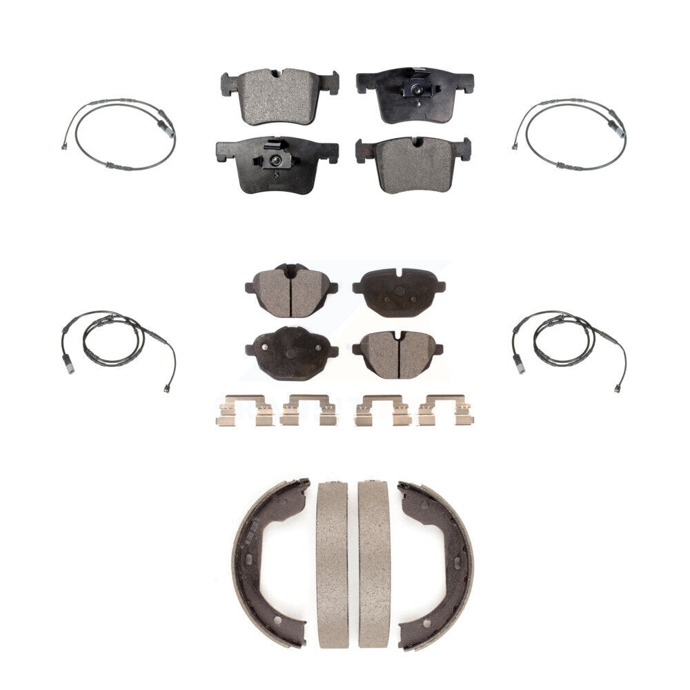 Positive Plus KPW-100533 Disc Brake Pad for 2011 BMW X3 - Front and Rear