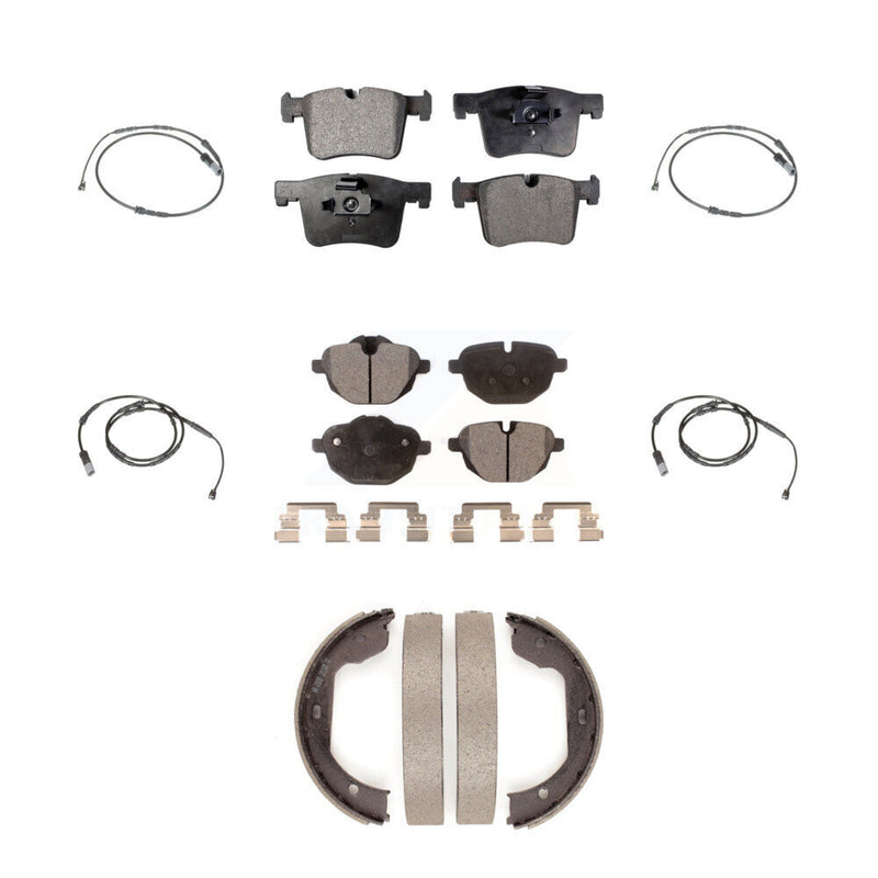 Positive Plus KPW-100533 Disc Brake Pad for 2011 BMW X3 - Front and Rear