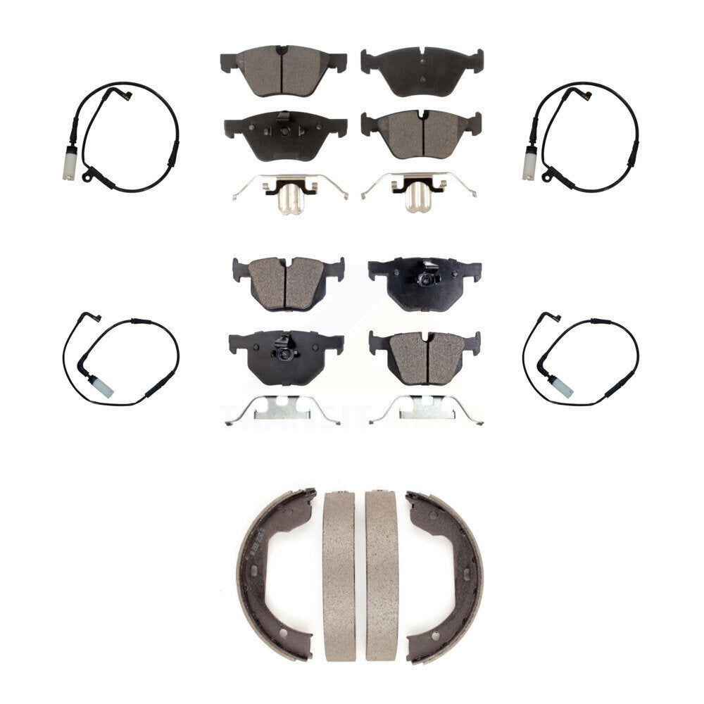 Positive Plus KPW-100541 Disc Brake Pad for 2006-2007 BMW 525i - Front and Rear
