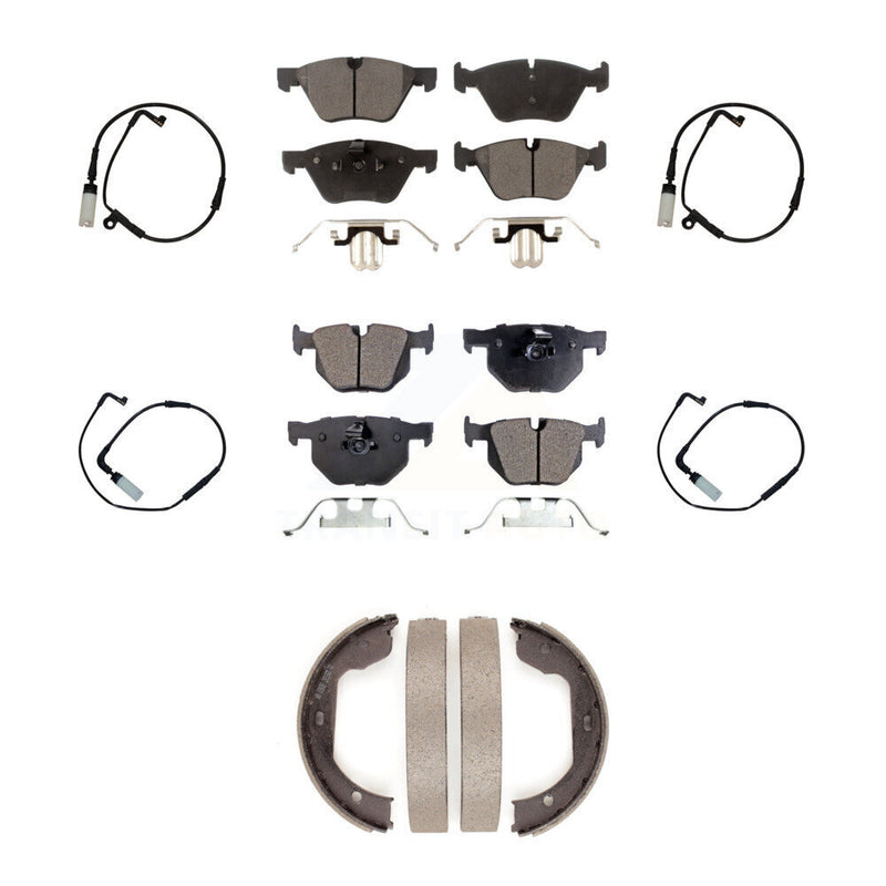 Positive Plus KPW-100541 Disc Brake Pad for 2006-2007 BMW 525i - Front and Rear