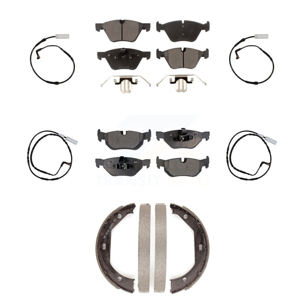 Positive Plus KPW-100547 Disc Brake Pad for 2007 BMW 328i - Front and Rear