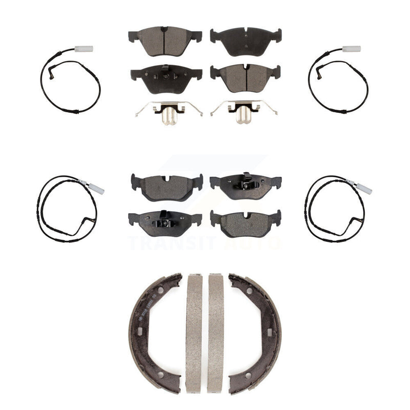 Positive Plus KPW-100547 Disc Brake Pad for 2007 BMW 328i - Front and Rear