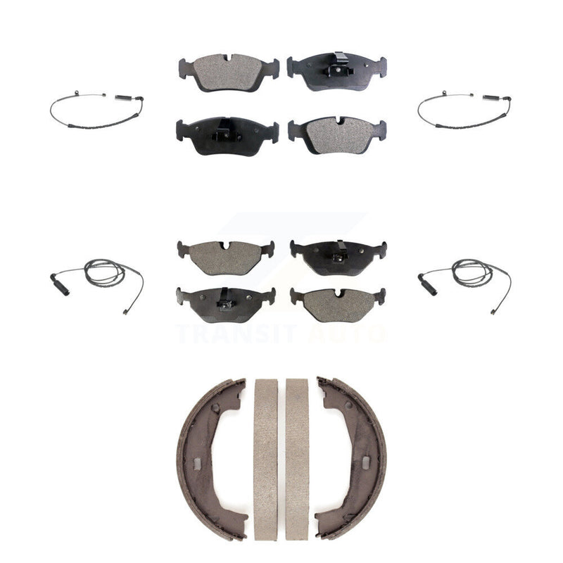 Positive Plus KPW-100556 Disc Brake Pad for 2000-2006 BMW 320i, BMW 325Ci and More - Front and Rear