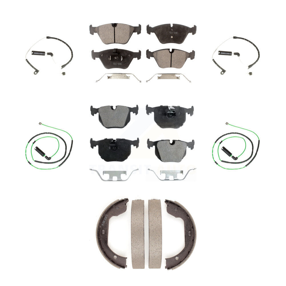 Positive Plus KPW-100558 Disc Brake Pad for 2006-2008 BMW Z4 - Front and Rear