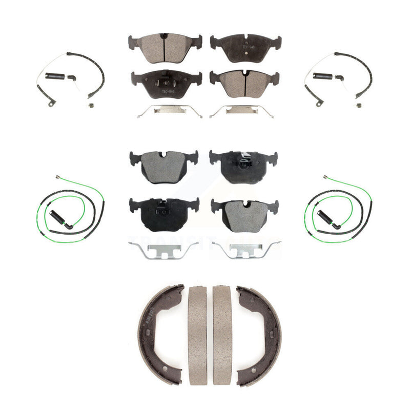 Positive Plus KPW-100558 Disc Brake Pad for 2006-2008 BMW Z4 - Front and Rear