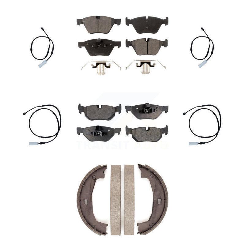 Positive Plus KPW-100565 Disc Brake Pad for 2013 BMW 128i - Front and Rear