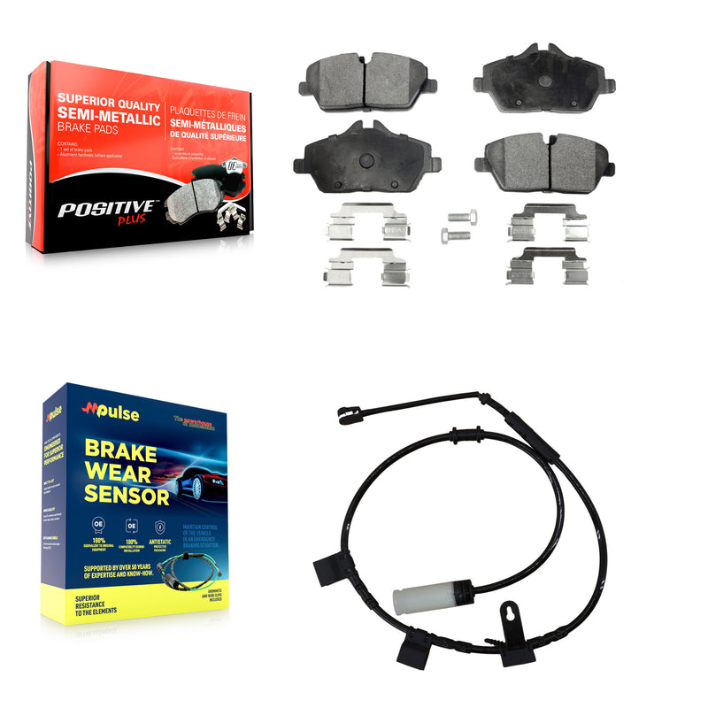 Positive Plus KPW-100573 Disc Brake Pad for 2011-2015 Mini Cooper - Front