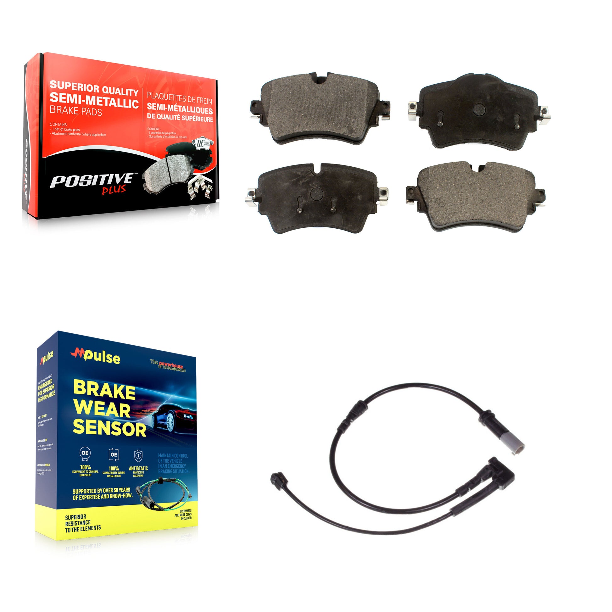 Positive Plus KPW-100579 Disc Brake Pad for 2015-2020 Mini Cooper - Front