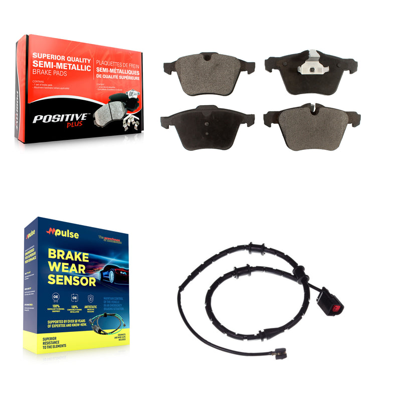 Positive Plus KPW-100590 Disc Brake Pad for 2014-2016 Jaguar XJ - Front