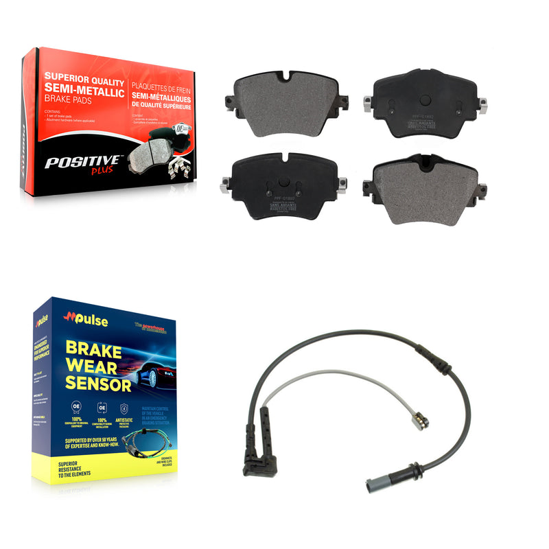 Positive Plus KPW-100604 Disc Brake Pad for 2016-2023 Mini Cooper Countryman, BMW 228i Gran Coupe and More - Front