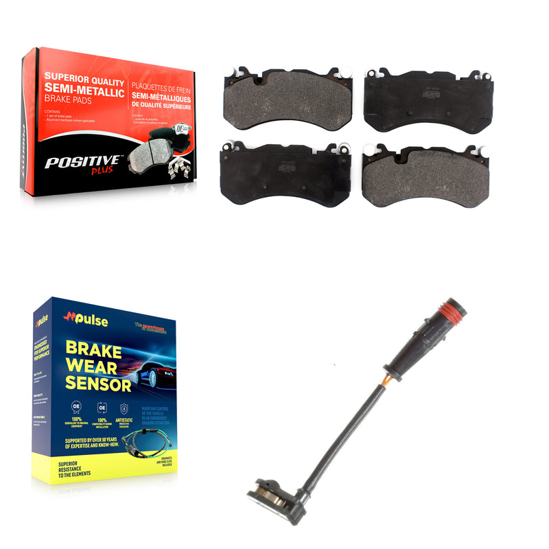 Positive Plus KPW-100640 Disc Brake Pad for 2014 Mercedes-Benz G63 AMG - Front