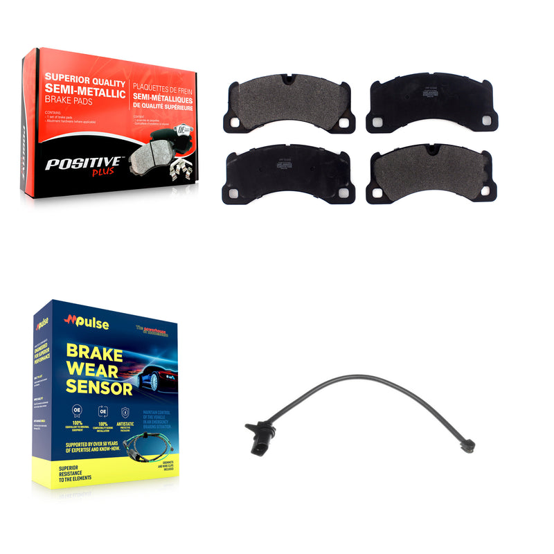 Positive Plus KPW-100646 Disc Brake Pad for 2015-2020 Porsche Macan - Front