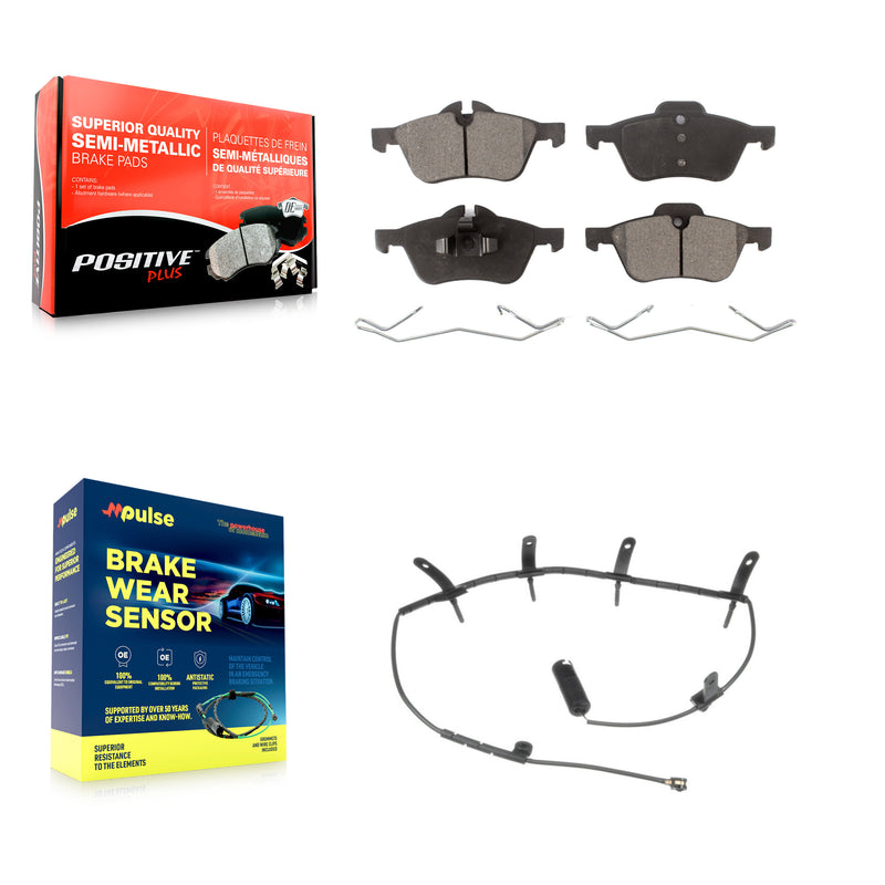 Positive Plus KPW-100676 Disc Brake Pad for 2002-2008 Mini Cooper - Front