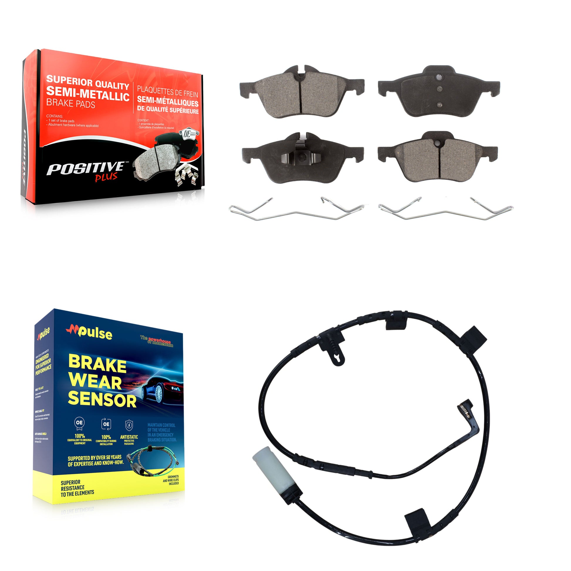 Positive Plus KPW-100679 Disc Brake Pad for 2007-2008 Mini Cooper - Front