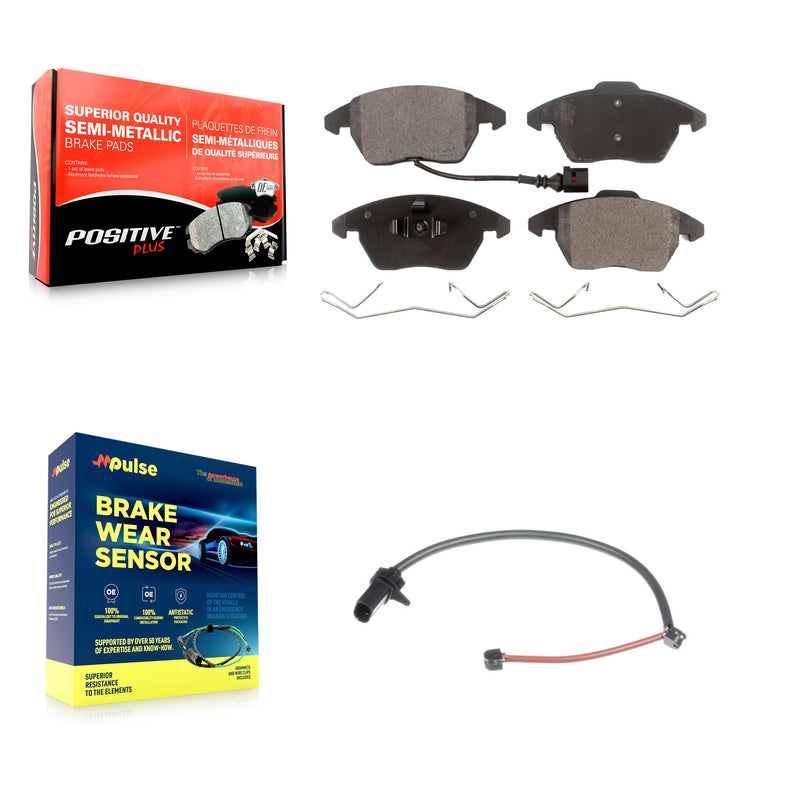 Positive Plus KPW-100682 Disc Brake Pad for 2011 Audi R8 - Front