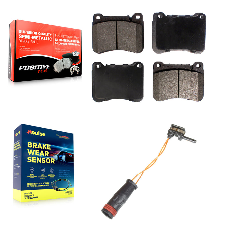 Positive Plus KPW-100699 Disc Brake Pad for 2004-2011 Mercedes-Benz SLK350, Mercedes-Benz SLK300 and More - Front