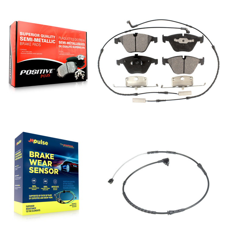Positive Plus KPW-100750 Disc Brake Pad for 2011-2014 BMW Z4 - Front